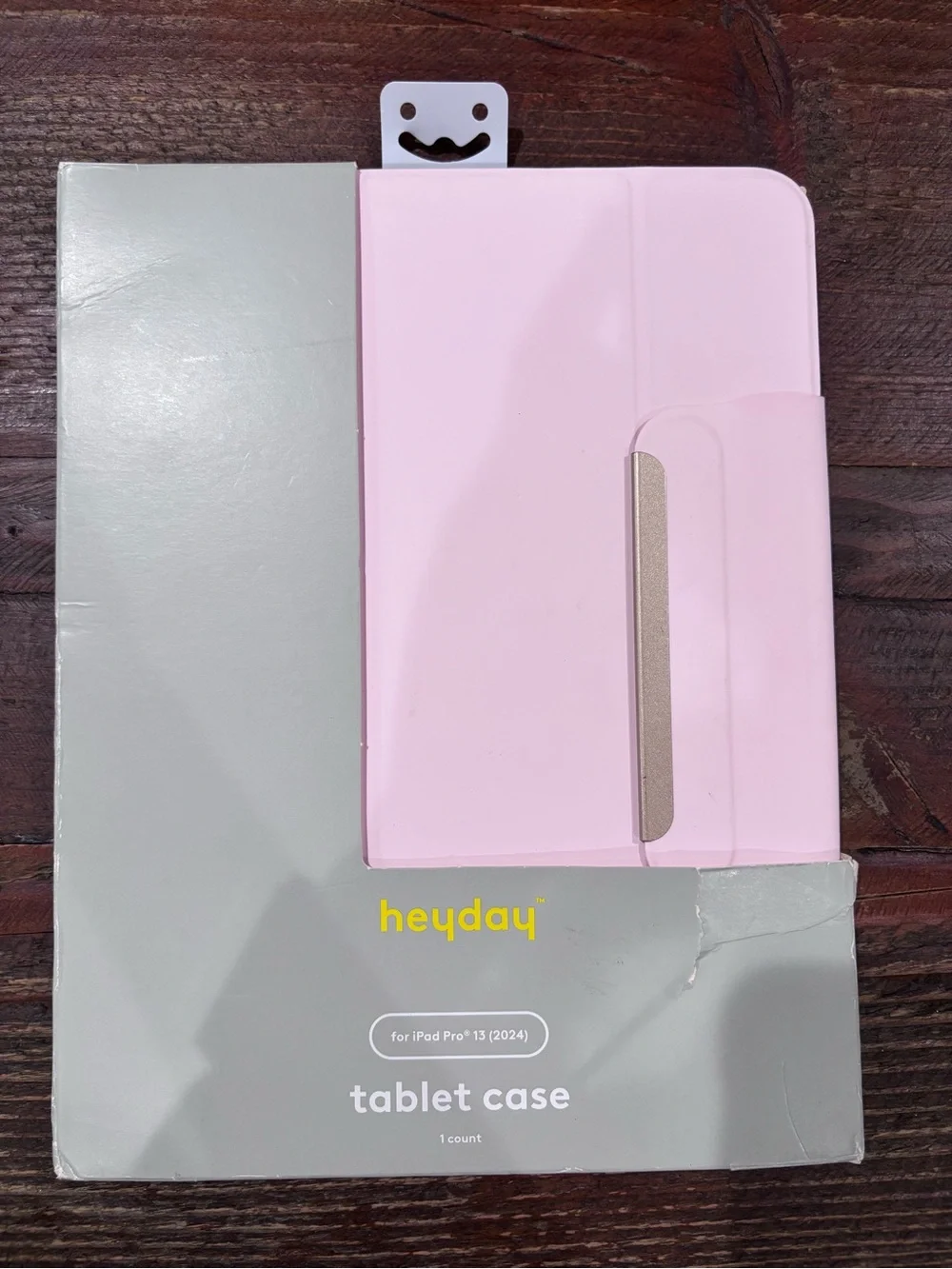 heyday Pink iPad Pro 13 Case with Gold Accent - brand new in box
